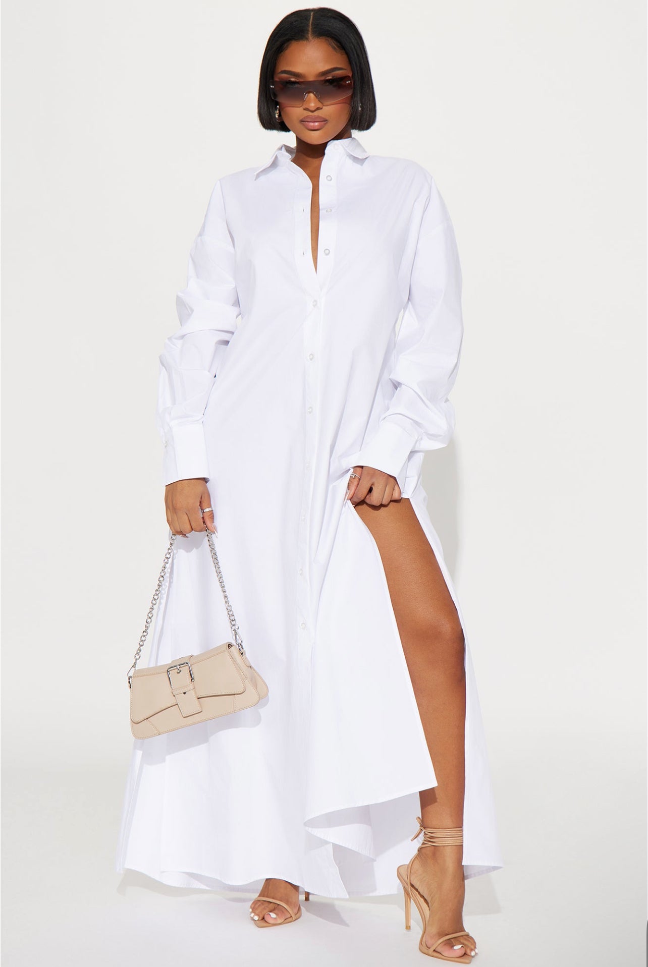 Eleanor Oversized Shirt Maxi Dress