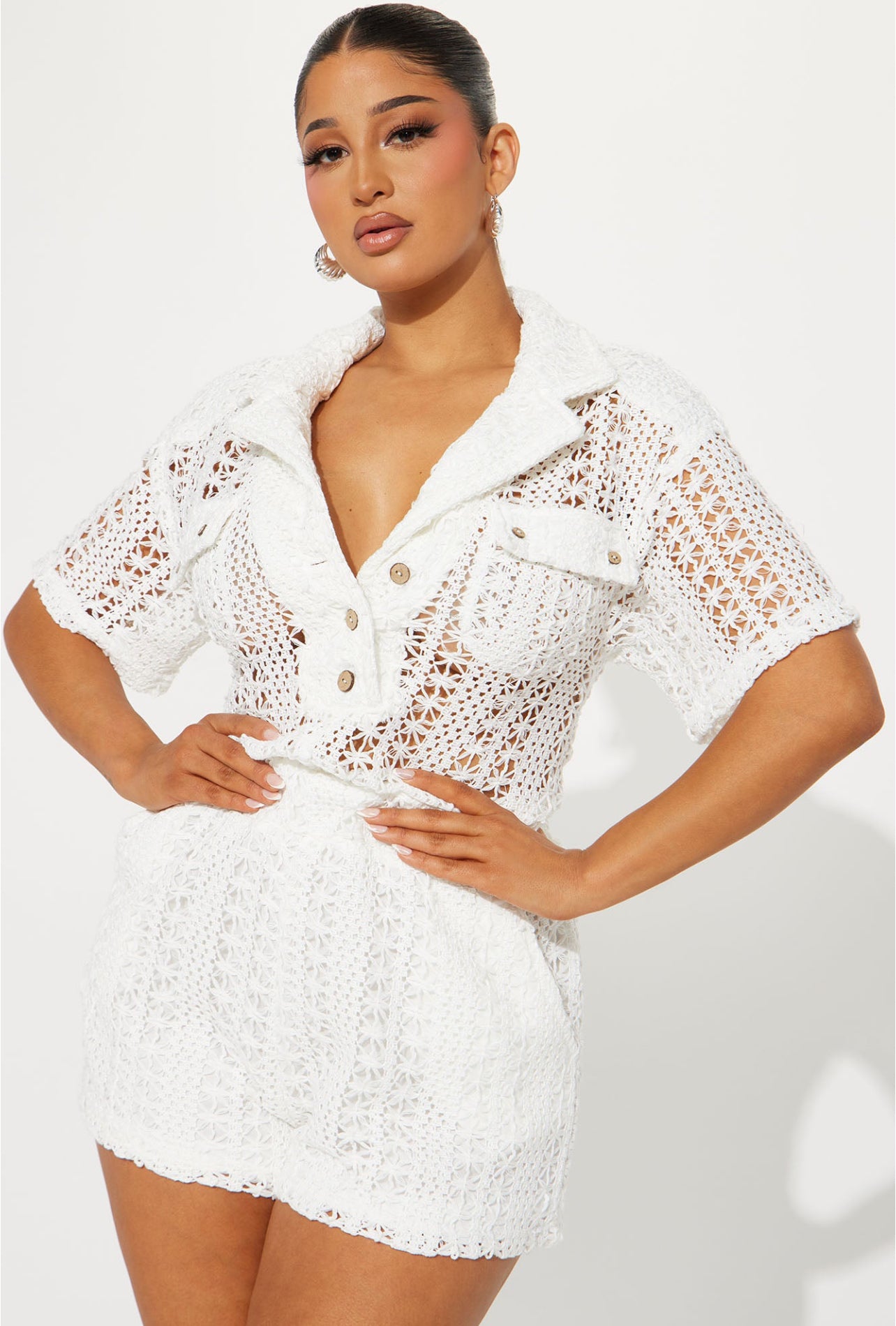 Sand and Sun Crochet Romper