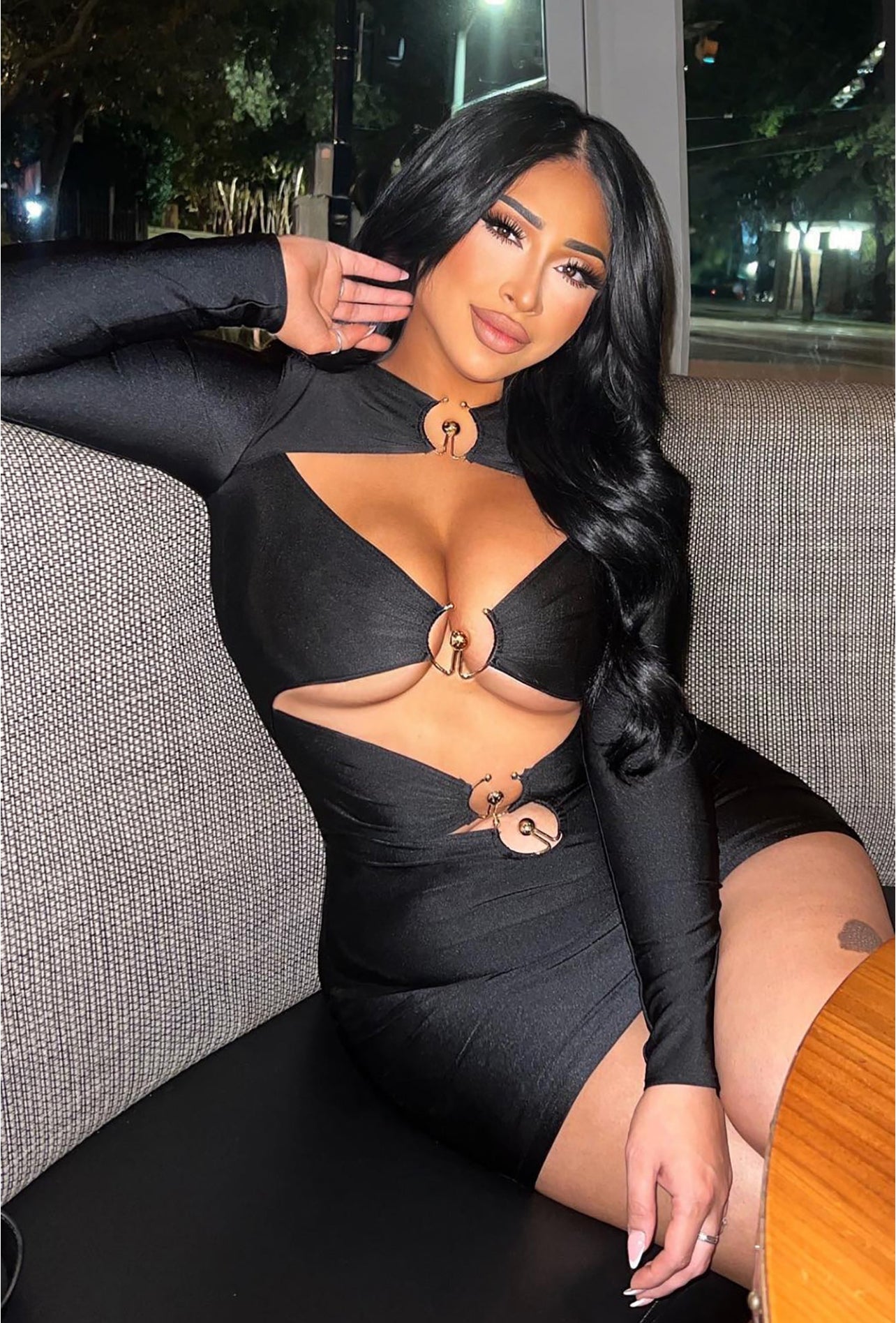 Say Less Mini Dress - Black