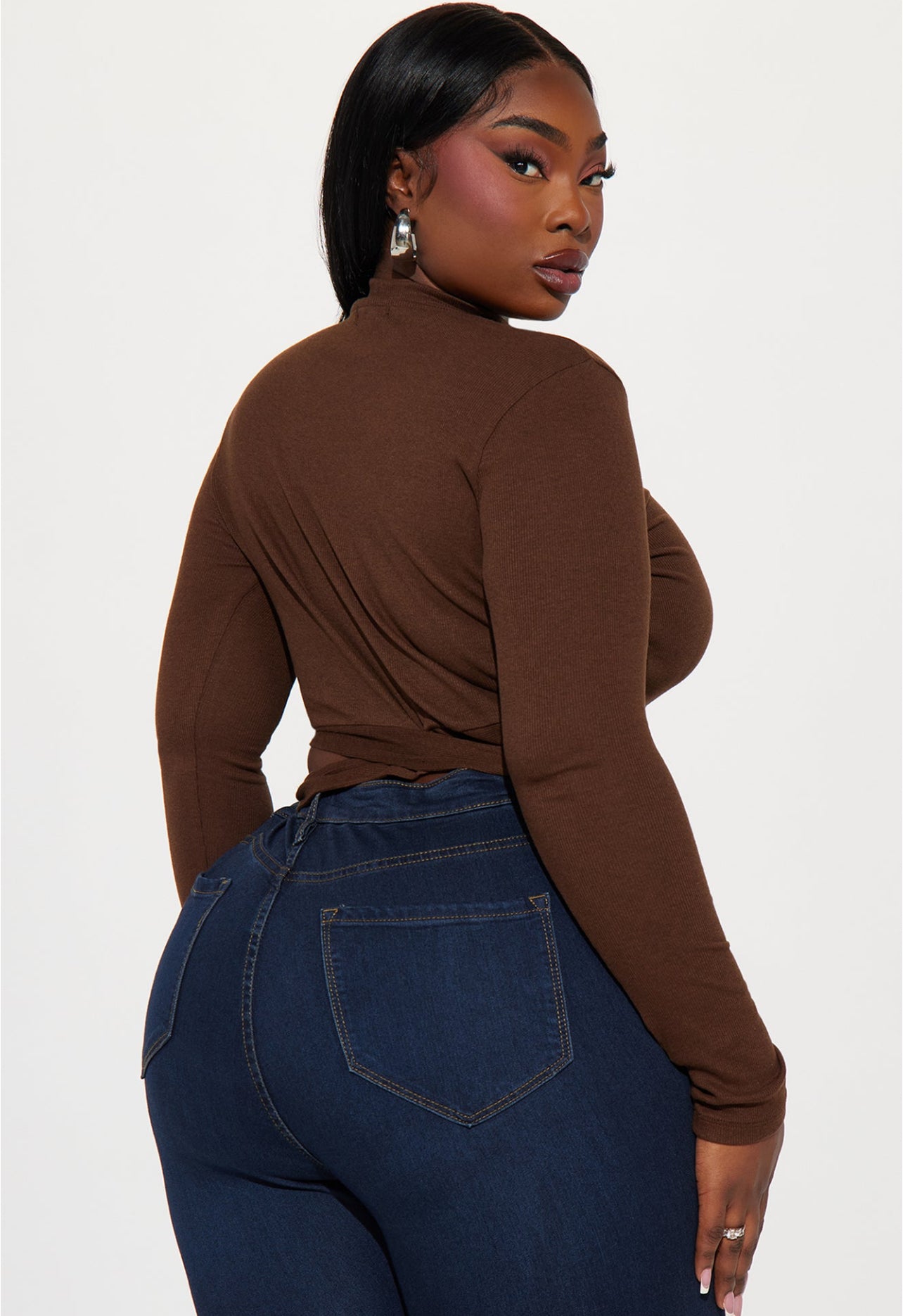 Crop Top - Brown