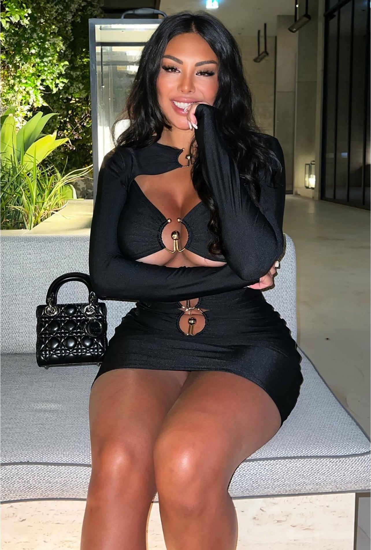 Say Less Mini Dress - Black