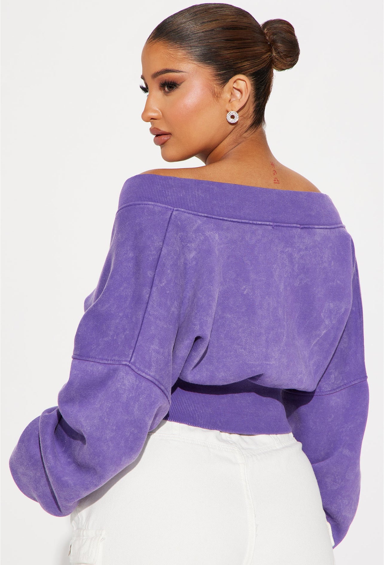 Claudia Piece Sweatshirt - Purple