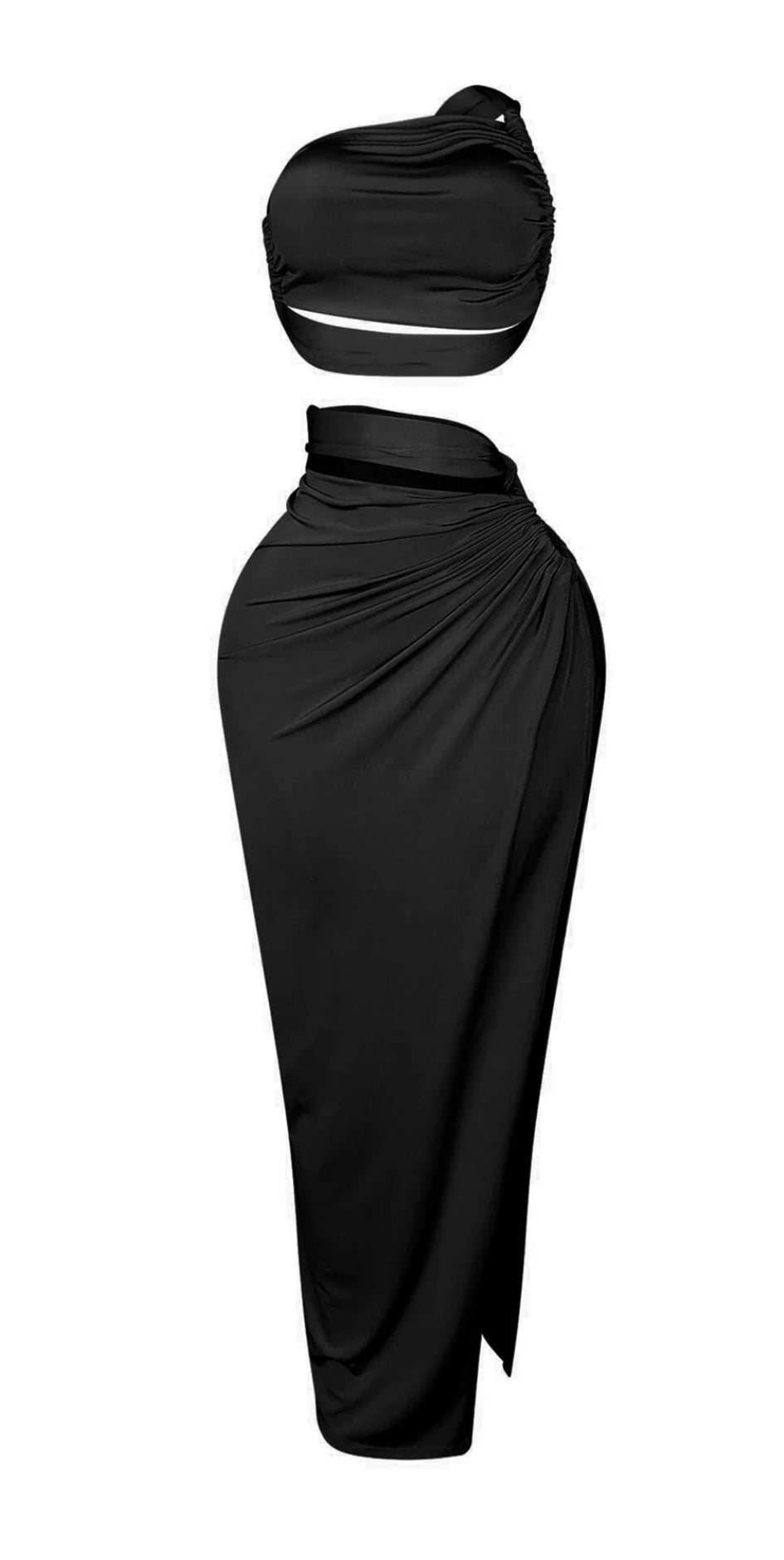 Truth Is Out One Shoulder Top & Skirt SET
