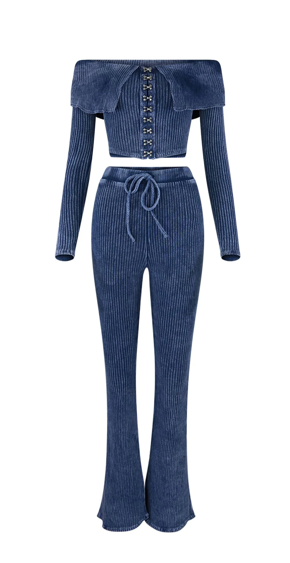 Reese Mineral Washed Corset Top & Pants SET