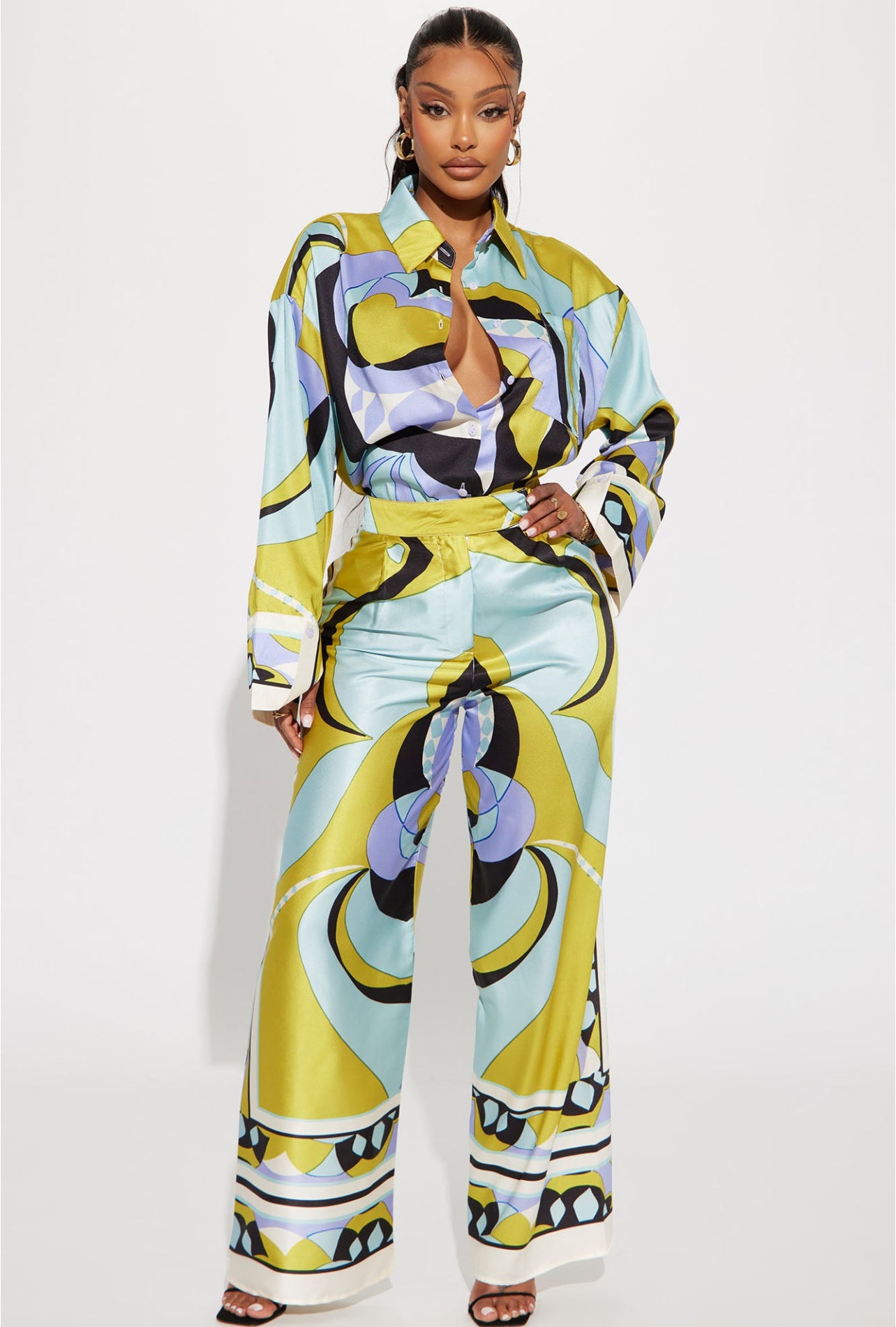 Smart Pant set -Multi color