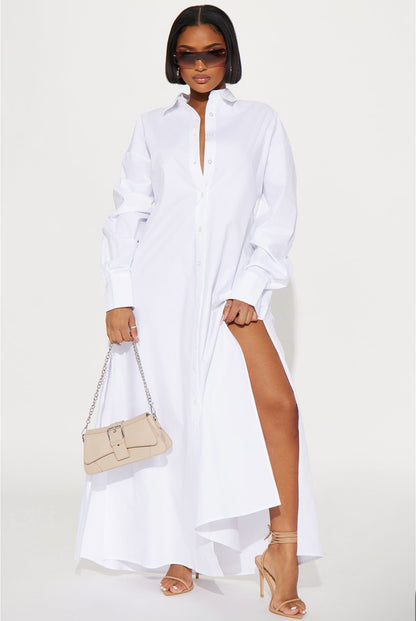 Eleanor Oversized Shirt Maxi Dress