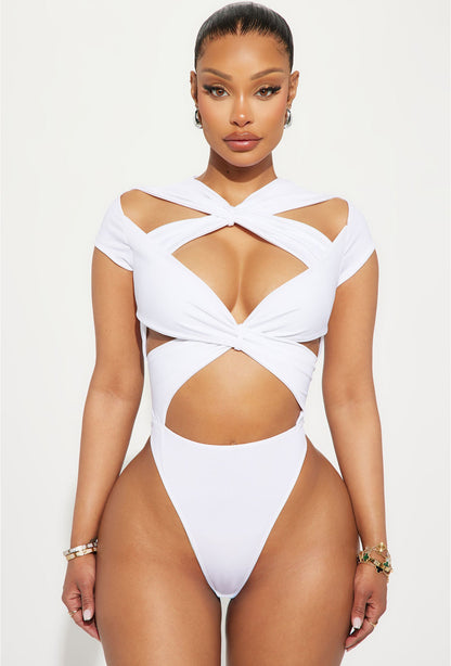 Too Much Sauce BodySuit - White